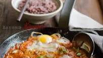 Spicy Tofu and Egg in a Skillet Spicy Tofu and Egg in a Skillet