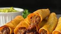Shredded Beef Taquitos {Easy, Healthier, Baked Taquitos} Shredded Beef Taquitos {Easy, Healthier, Baked Taquitos}