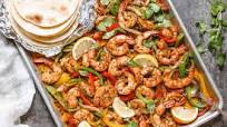 Sheet Pan Shrimp Fajitas Sheet Pan Shrimp Fajitas