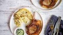 Keto Pork Chops with Roasted Cauliflower Keto Pork Chops with Roasted Cauliflower
