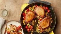 Cast-Iron Skillet Provencal Pork Chops and Potatoes Cast-Iron Skillet Provencal Pork Chops and Potatoes