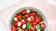 Strawberry Watermelon Caprese Salad Strawberry Watermelon Caprese Salad