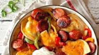 Pierogies and Kielbasa Skillet Recipe Pierogies and Kielbasa Skillet Recipe