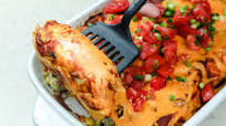 Loaded Chicken Enchiladas Loaded Chicken Enchiladas