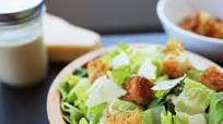Eggless Caesar Salad Dressing and Croutons Recipe Eggless Caesar Salad Dressing and Croutons Recipe