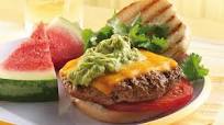 Grilled Chipotle Burgers with Guacamole Grilled Chipotle Burgers with Guacamole