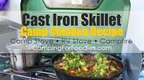 Cast Iron Skillet Chicken Camping Recipe Cast Iron Skillet Chicken Camping Recipe
