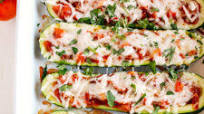 Enchilada Stuffed Zucchini Boats Enchilada Stuffed Zucchini Boats