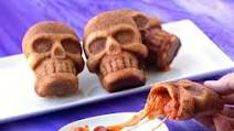 Stuffed Pizza Skulls Stuffed Pizza Skulls
