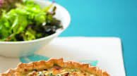 Chicken quiche with leek and mushrooms Chicken quiche with leek and mushrooms