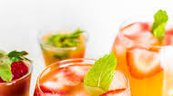 STRAWBERRY PEACH MINT BELLINIS STRAWBERRY PEACH MINT BELLINIS