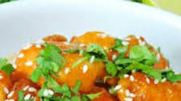 Pollo Rebozado en salsa Thai Pollo Rebozado en salsa Thai