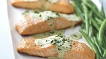 Grilled Pesto Salmon Grilled Pesto Salmon