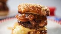 Stuffed French Onion Soup Burger Stuffed French Onion Soup Burger