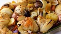 Baked Chicken With Potatoes & Onions Baked Chicken With Potatoes & Onions