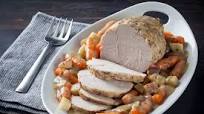 Slow-Cooked Turkey Roast with Vegetables Slow-Cooked Turkey Roast with Vegetables