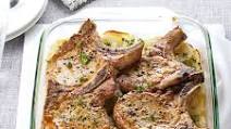Pork Chops with Scalloped Potatoes Pork Chops with Scalloped Potatoes