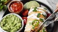 Healthy Baked Chicken Chimichanga Healthy Baked Chicken Chimichanga