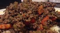 Asian Ground Beef and Pepper Saute Asian Ground Beef and Pepper Saute