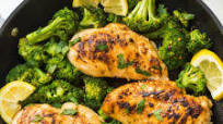 Whole30 Lemon Chicken Skillet with Broccoli (Paleo, Low Carb) Whole30 Lemon Chicken Skillet with Broccoli (Paleo, Low Carb)