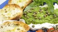 Roasted tomato, pesto & burrata bruschetta Roasted tomato, pesto & burrata bruschetta