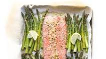 Whole30 + Keto Sheet Pan Salmon + Asparagus Whole30 + Keto Sheet Pan Salmon + Asparagus
