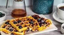 Blueberry Keto Cream Cheese Waffles Blueberry Keto Cream Cheese Waffles