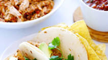 2-Ingredient Slow Cooker Salsa Chicken 2-Ingredient Slow Cooker Salsa Chicken