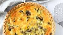 Caramelized Mushroom and Onion Quiche Caramelized Mushroom and Onion Quiche