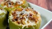 Stuffed Peppers With Turkey Italian Sausage, Ground Beef, And Mozzarella Stuffed Peppers With Turkey Italian Sausage, Ground Beef, And Mozzarella