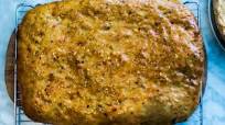 Chilli, ginger and coriander focaccia Chilli, ginger and coriander focaccia