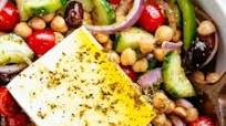 Chickpea Greek Salad Chickpea Greek Salad