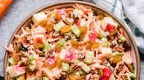 Carrot Apple Salad with Yogurt Dressing Carrot Apple Salad with Yogurt Dressing