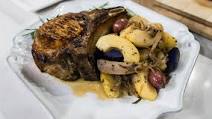 Rosemary-Brined Pork Chops with Apples and Potatoes Recipe Rosemary-Brined Pork Chops with Apples and Potatoes Recipe