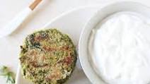 Spinach Chickpea Falafel with Lemon Yogurt Sauce Spinach Chickpea Falafel with Lemon Yogurt Sauce