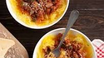 Spaghetti Squash with Meat Sauce Spaghetti Squash with Meat Sauce