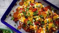 Sweet Potato Waffle Fry Nachos Sweet Potato Waffle Fry Nachos