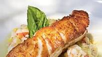 Roasted Grouper with Seafood Risotto and Champagne-Citrus Beurre Blanc Roasted Grouper with Seafood Risotto and Champagne-Citrus Beurre Blanc