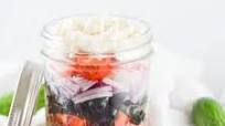 Greek Salad In A Jar Greek Salad In A Jar