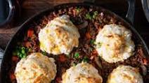 Beef Pot Pie with Cheddar Biscuits Beef Pot Pie with Cheddar Biscuits