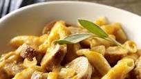 Pasta with Pumpkin & Turkey Sausage Pasta with Pumpkin & Turkey Sausage