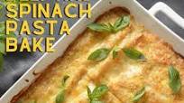 Cheesy Beef and Spinach Pasta Bake Cheesy Beef and Spinach Pasta Bake