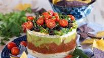 7 Layer Mexican Hummus Dip 7 Layer Mexican Hummus Dip