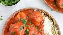 Baked Butter Chicken Meatballs (Paleo & Keto) Baked Butter Chicken Meatballs (Paleo & Keto)
