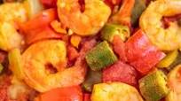 Caribbean Okra and Shrimp Caribbean Okra and Shrimp
