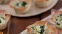 Fall Fest: Spinach Artichoke Cups Fall Fest: Spinach Artichoke Cups