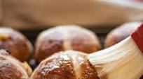 Traditional hot cross buns Traditional hot cross buns