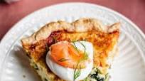 Smoked Salmon and Spinach Quiche Smoked Salmon and Spinach Quiche