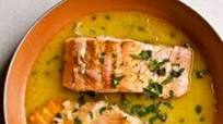 Pan Seared Salmon Picata Sauce Pan Seared Salmon Picata Sauce