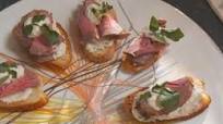 Beef Tenderloin Crostini Beef Tenderloin Crostini